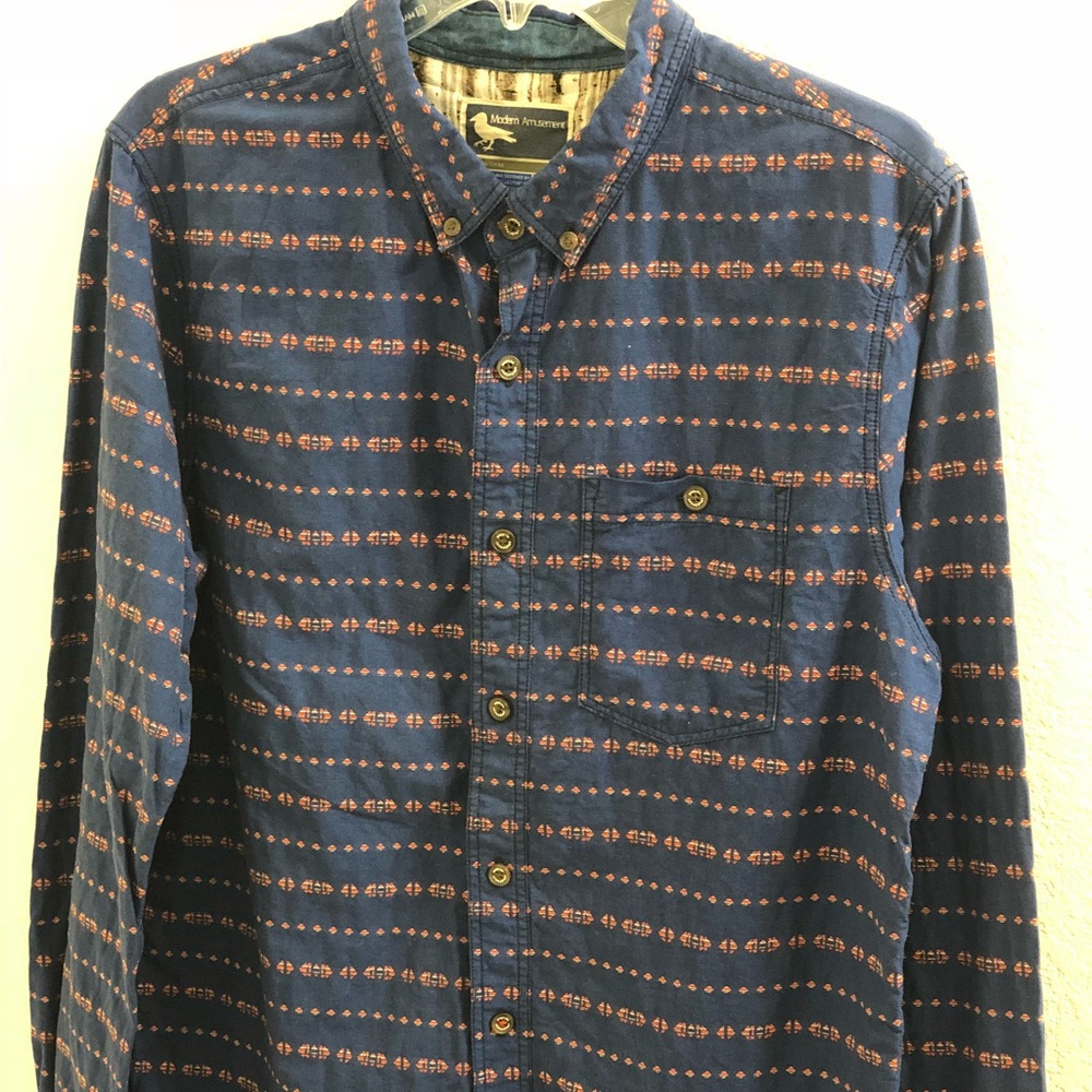 PacSun Modern Amusment Men’s Button-Down Size M